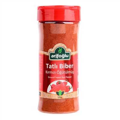 Product1407Image-1.jpg ARIFOGLU TATLI KIRMIZI BIBER OGUTULMUS (RED PEPPER GROUND SWEET) 160 GR X 12PCS A01000579 - Image 1