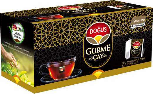 Product1556Image-1.jpg DOGUS GURME SUZEN POSET CAY (GOURMET BLACK TEA) (2GR X 25) X 12 PCS A01000378 - Image 1