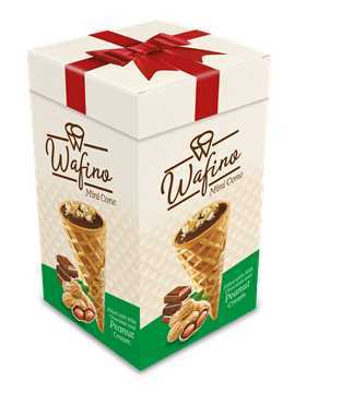 Product2147Image-2-1.jpg ANL WAFINO MINI CORNET PEANUT (10G X 18) X 12 330013 - Image 1