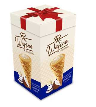 Product2148Image-2-1.jpg ANL WAFINO MINI CORNET COCONUT (10 G X 18 ) X 12 330014 - Image 1