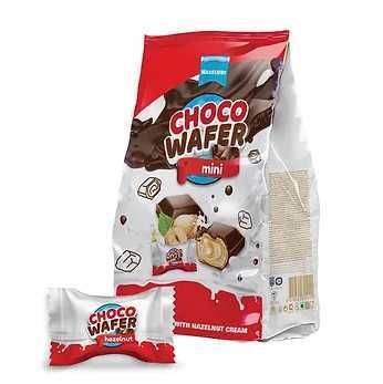 Product2155Image-2-1.jpg ANL CHOCO WAFER CHOCOLATE MINI WAFER HAZELNUT CREAM 140GR X 24 330118B - Image 1