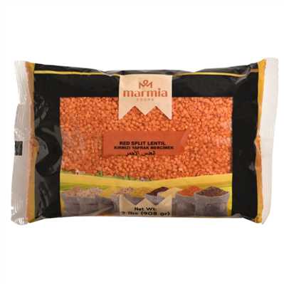 Product2309Image-1.jpg MARMIA RED SPLIT LENTIL 2LB X 12 280012 - Image 1