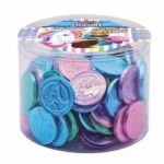 BONART UNICORN COIN COMP. CHOCOLATE PVC 500GR X 12 330112