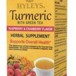 HYLEYS GREEN TEA WITH TURMERIC - RASPBERRY & CRANBERRY X 12 390012