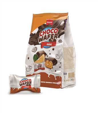 Product2451Image-2-1.jpg ANL CHOCO WAFER CHOCOLATE MINI WAFER ORANGE CREAM 140GR X 24 330023 - Image 1