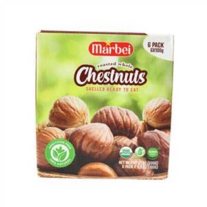 MARBEI ROASTED WHOLE CHESTNUTS ( 100G X 6 PCS ) 170006