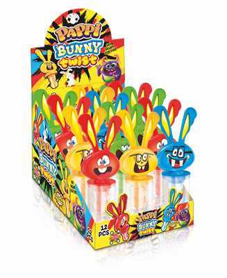 Product2540Image-1.jpg PAPPI BUNNY TWIST CANDY 16GR X 12 X 6 330133 - Image 1