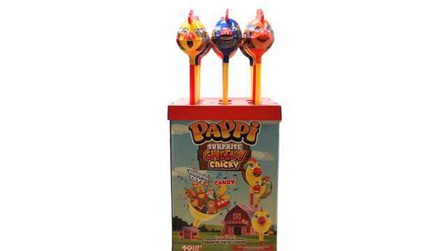Product2710Image-1.jpg PAPPI SURPRISE CHEEKY CHICKY TOY 100 GR X 40 PCS 330170 - Image 1