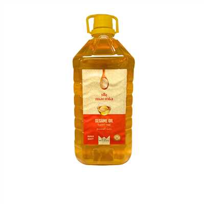 Product2733Image-1.jpg MARMIA SESAME OIL 5 L X 4 210026 - Image 1