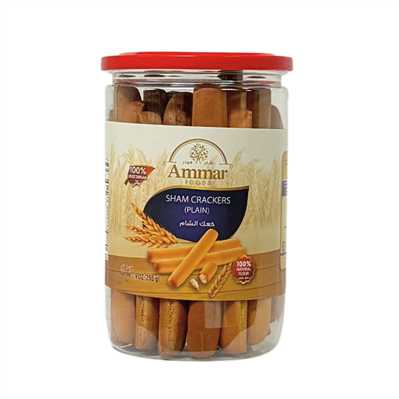 Product2803Image-2-1.jpg AMMAR SHAM CRACKER PLAIN 255 GR X 12 630005 - Image 1
