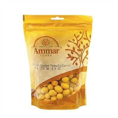 Product2843Image-2-1.jpg AMMAR COATED PEANUTS WITH CORN 250 GR X 10 170019 - Image 1