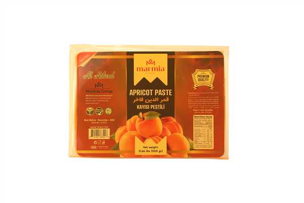 Product3140Image-1.jpg MARMIA APRICOT PASTE 300 GR X 25 190006 - Image 1