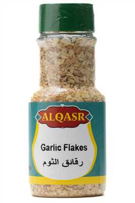 AL QASR GARLIC FLAKES 120 GR X 12 460148