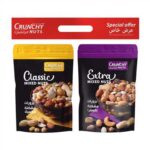 CRUNCHY NUTS VALUE PACK CLASSIC & EXTRA MIXED NUTS (250 GR X 2) X 12 PCS 170044