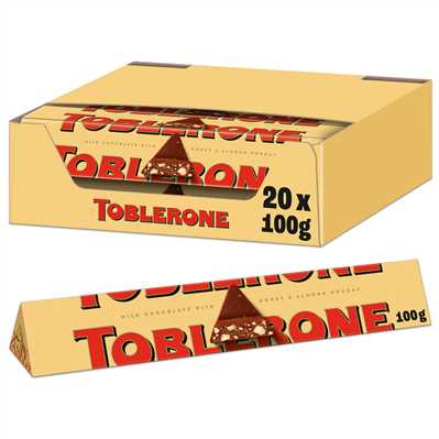 Product3396Image-1.jpg TOBLERONE MILK 100 GR X 20 640027A - Image 1