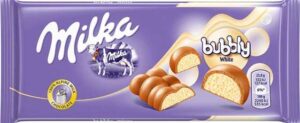 MILKA BUBBLY WHITE 95 GR X 15 640047