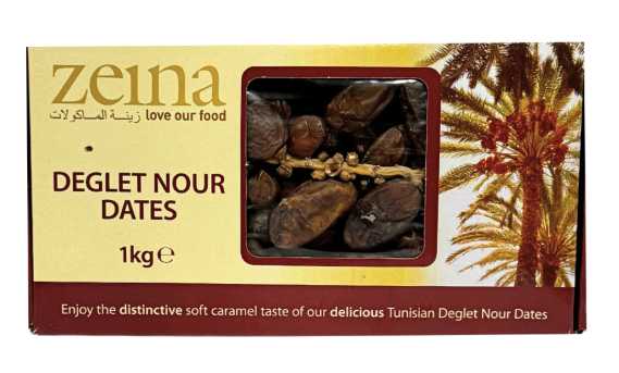 Product3427Image-1.jpg ZEINA BRANCHED DEGLET NOUR DATES 1000 GR X 12 540003 - Image 1