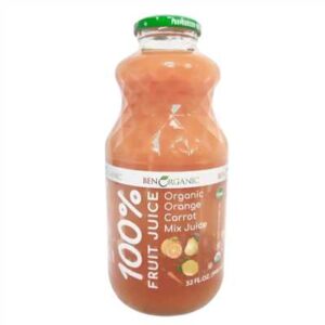 BEN ORGANIC ORANGE CARROT MIX JUICE 32 FL.OZ. X 6 PCS UG100037