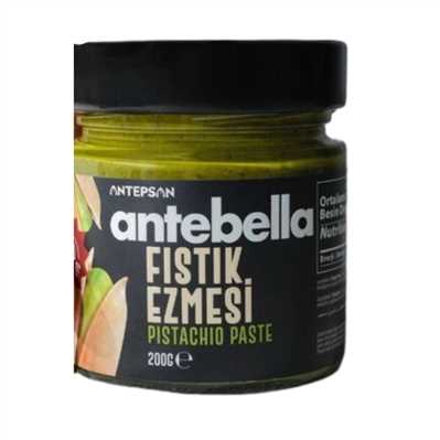 Product3493Image-2-1.jpg ANTEBELLA SPREADABLE PISTACHIO SPREAD 30% 200 GR X 12 PCS UG100047 - Image 1