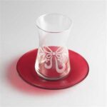 PASABAHCE TEA SET HEYBELI DECORATED MERRY MIX 8 PCS X 4 HK100009