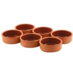 HAKAN CLAY PUDDING BOWL 6 PCS SET 4.6" x 1.6" HK100030