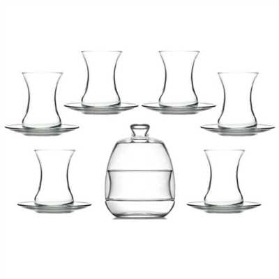 Product3687Image-1.jpg LAV TEA SET BASAK & CANDY BOWL 13 PCS X 6 HK100044 - Image 1