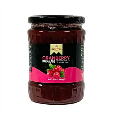 Product3802Image-1.jpg MARMIA CRANBERRY MARMALADE 680 GR X 12 360014 - Image 1
