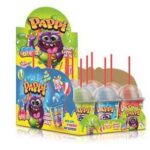 PAPPI SOUR DIPPER LIQUID GEL LOLLIPOP CANDY 45 GR X 12 330030A