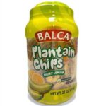 BALCA PLANTAIN SNACKS LIGHT LEMON FLAVOR 22 OZ X 6 590012