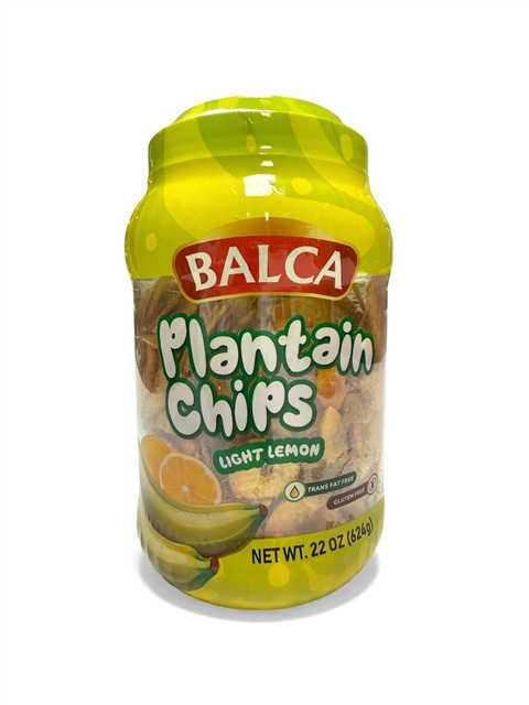 Product3969Image-1.jpg BALCA PLANTAIN SNACKS LIGHT LEMON FLAVOR 22 OZ X 6 590012 - Image 1