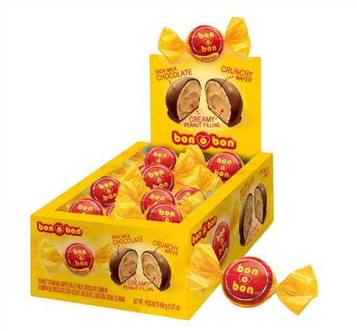 Product4181Image-3-1.jpg BON-O-BON (ARCOR) PEANUT CREAM FILLING &WAFER MILK CHOCOLATE 450 GR X 30 CT 640087 - Image 1