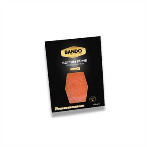 Product4219Image-1.jpg BANDO SALMON SMOKED (SOMON FUME) 100 GR X 10 120013 - Image 1