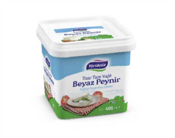Product4220Image-1.jpg YORUKSUT CHEESE BEYAZ PEYNIR TAM YAGLI FETA 400 GR X 12 100030 - Image 1