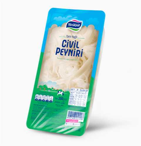 Product4221Image-2-1.jpg YORUKSUT CHEESE CHECHIL 200 GR X 12 100031 - Image 1