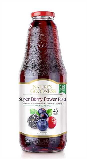 Product4350Image-2-1.jpg NATURE'S GOODNESS SUPER BERRIES JUICE 1 L X 8 440052 - Image 1