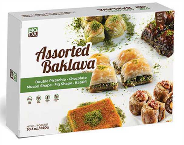 Product4355Image-2-1.jpg MODA BAKLAVA ASSORTED 860 GR X 8 490091 - Image 1