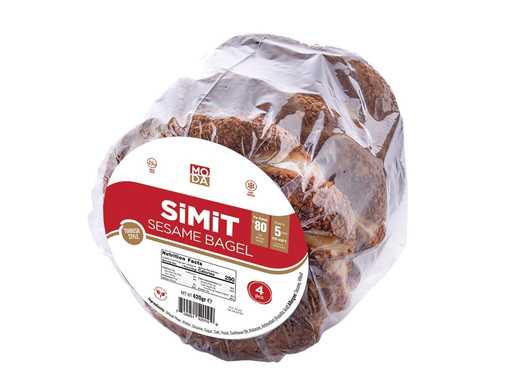 Product4381Image-1.jpg MODA SESAME BAGEL (SIMIT) 110 GR X 4 X 16 510023 - Image 1