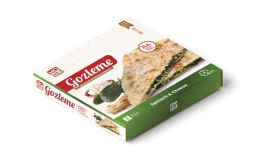 Product4394Image-1.jpg MODA FLATBREAD SPINACH & CHEESE (GOZLEME) 2 X 440 GR X 12 510036 - Image 1
